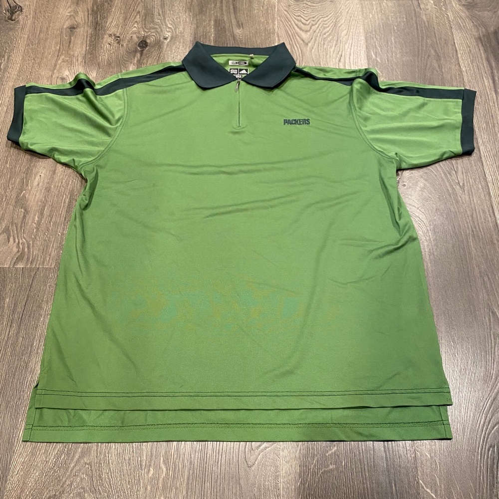 Green Bay Packers Adidas ClimaCool Golf Polo, Men’s Large